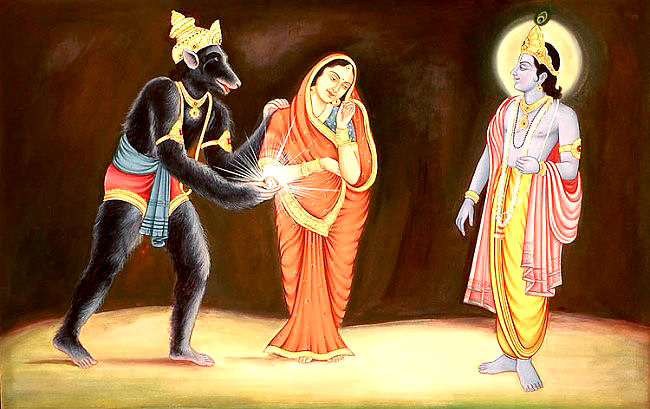 ஜாம்பவான்-கிருஷ்ணன்-சத்யபாமா